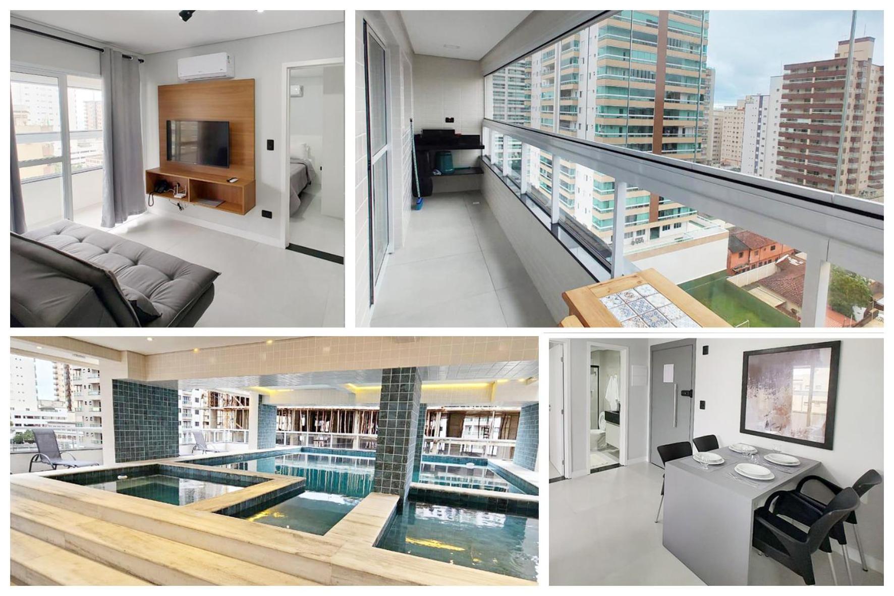 Apto Com Lazer Completo, Piscina, Ar, Mercadinho E Pet Friendly A 1 Min Da Praia Apartment *