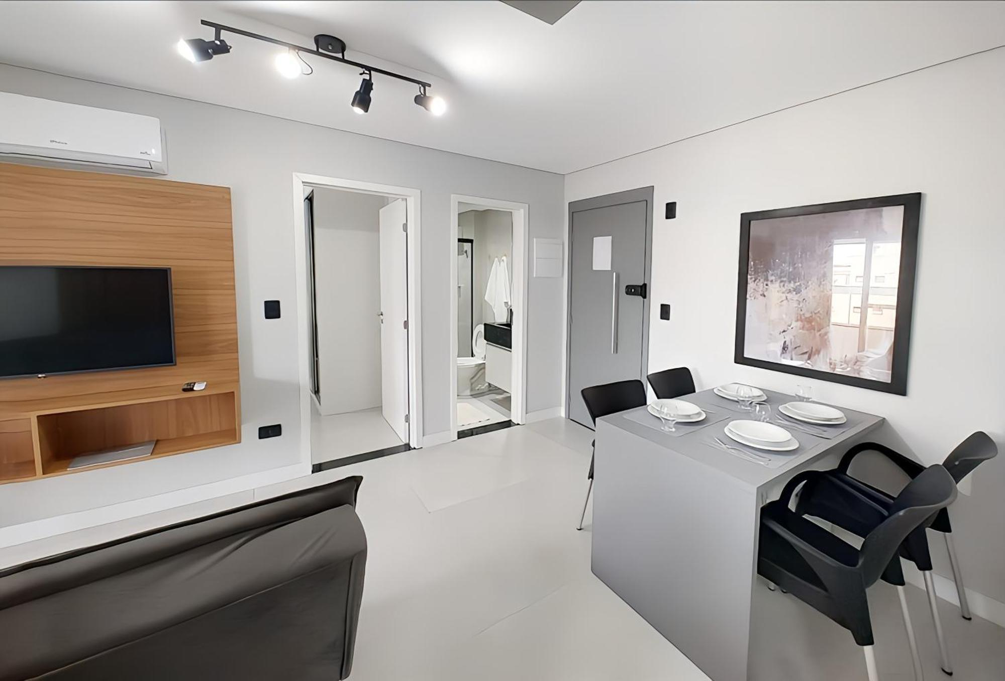 Apto Com Lazer Completo, Piscina, Ar, Mercadinho E Pet Friendly A 1 Min Da Praia Apartment Praia Grande (Santos)